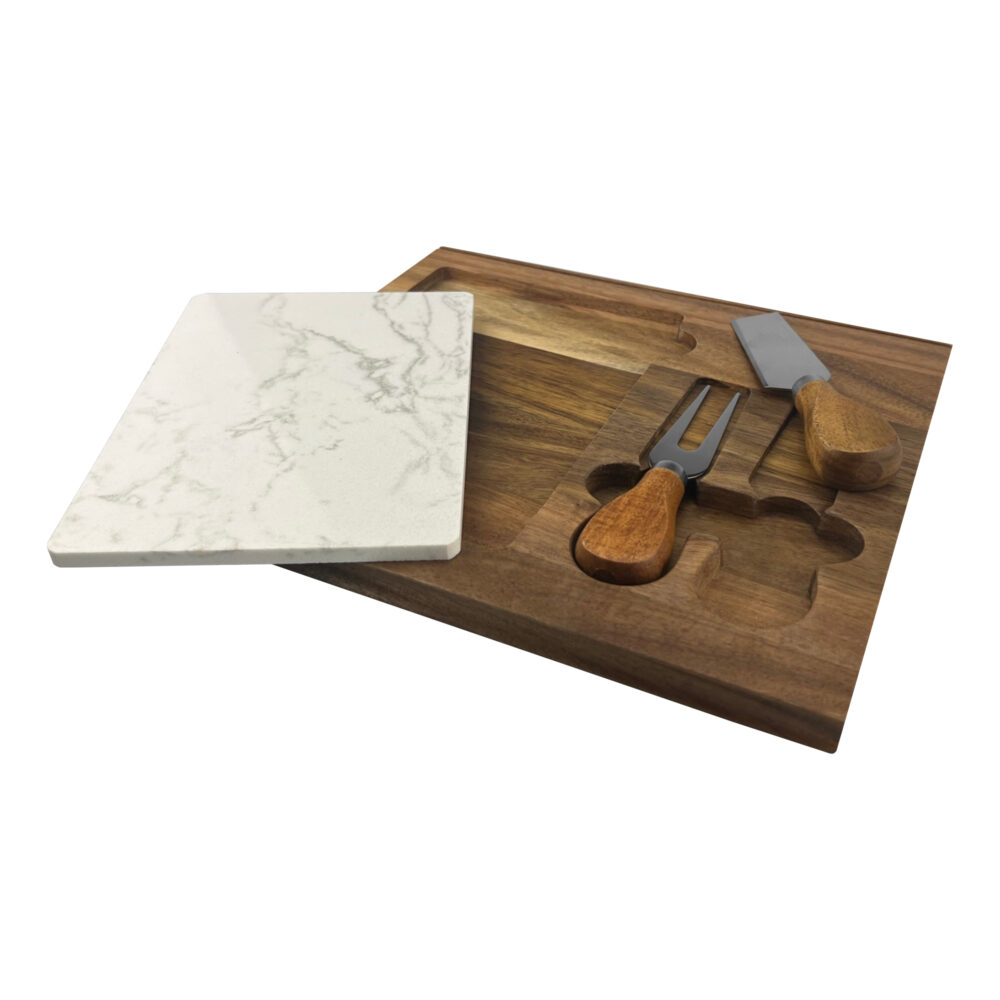 Alternative view of Marble Cheeseboard & Knife Set