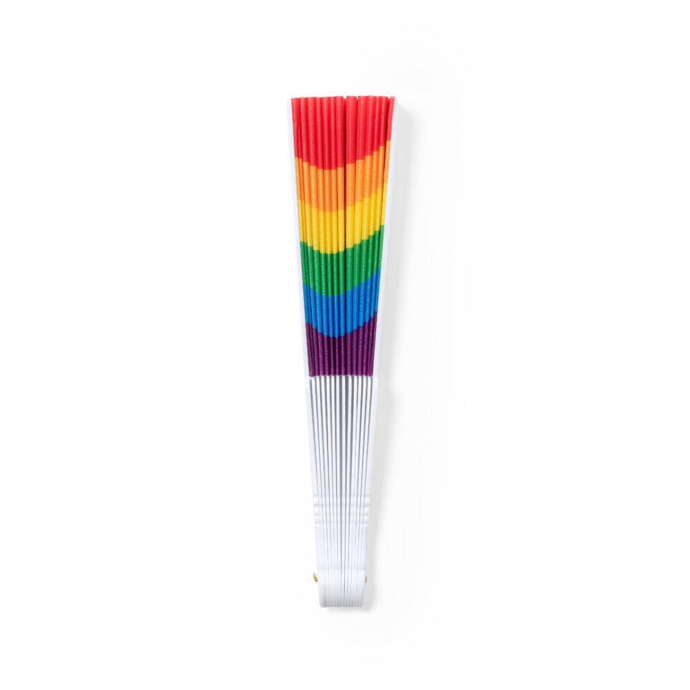 Alternative view of Rainbow Hand Fan