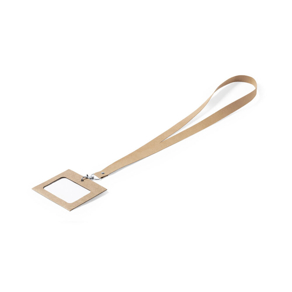 Alternative view of Recycled Cardboard Lanyard