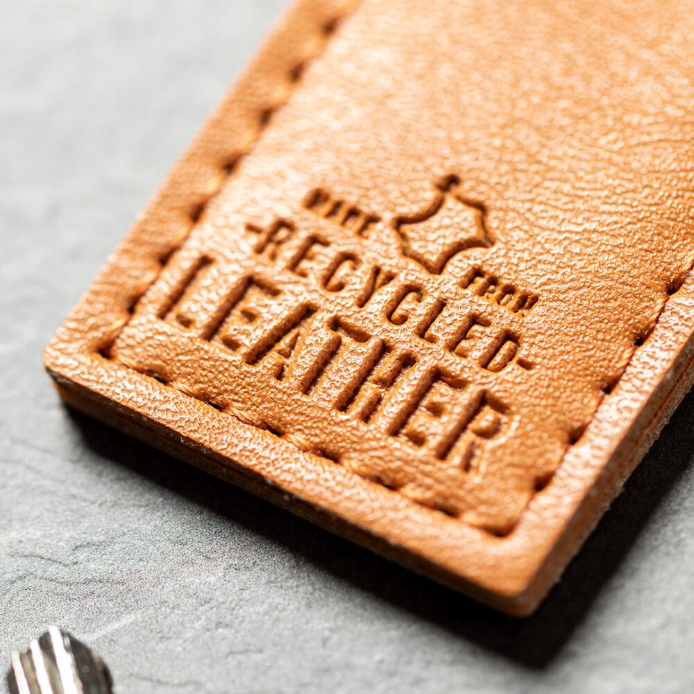 Alternative view of Recycled Leather Noemix Keyring