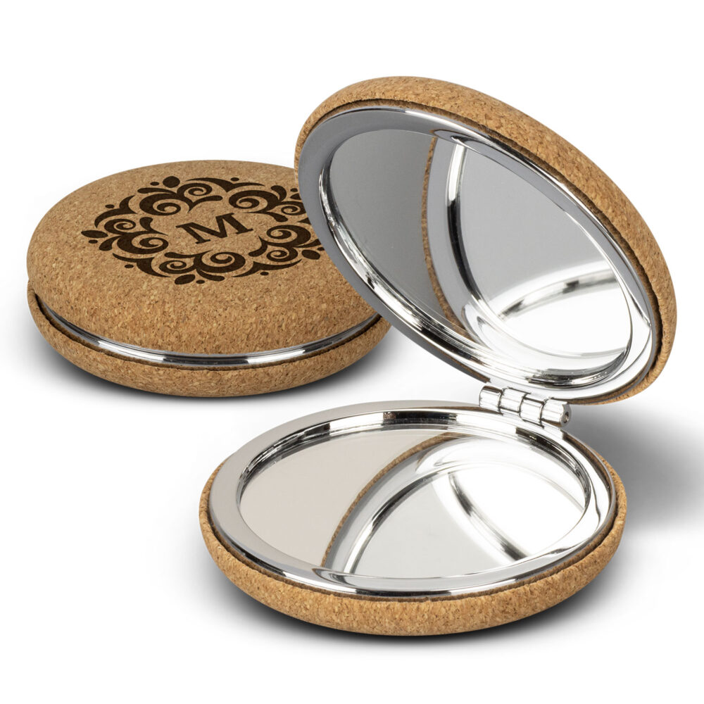 Alternative view of Cork Compact Mirror