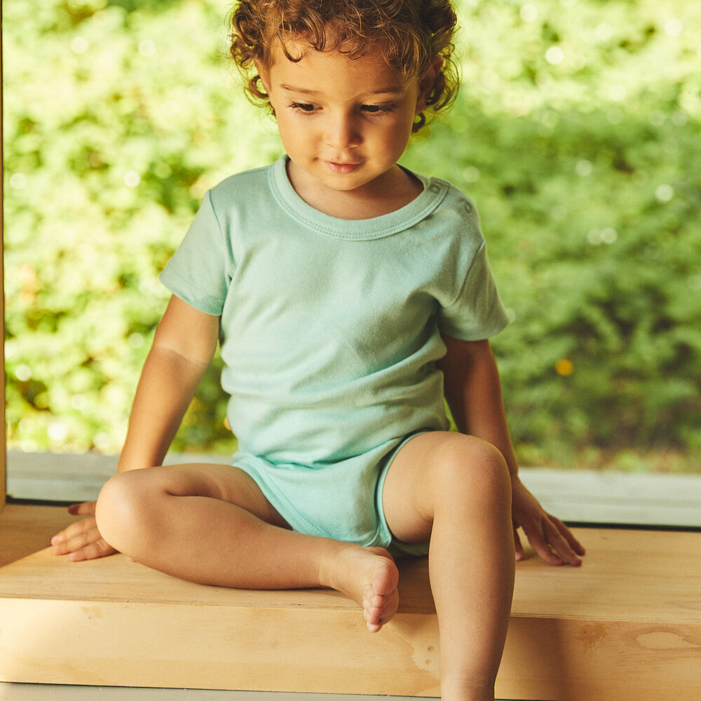 Alternative view of Fairtrade - Babies Short Sleeve Bodystocking