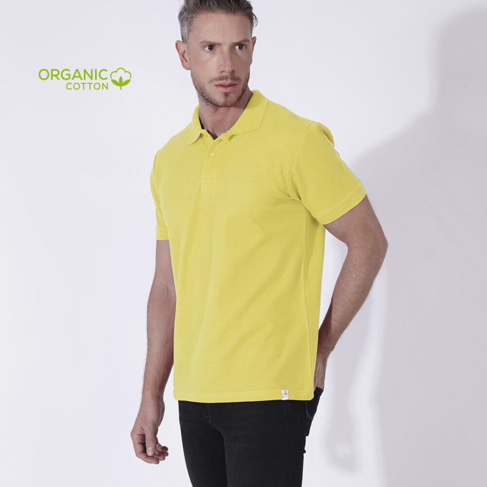 Alternative view of POLO SHIRT UNISEX ORGANIC COTTON MENT
