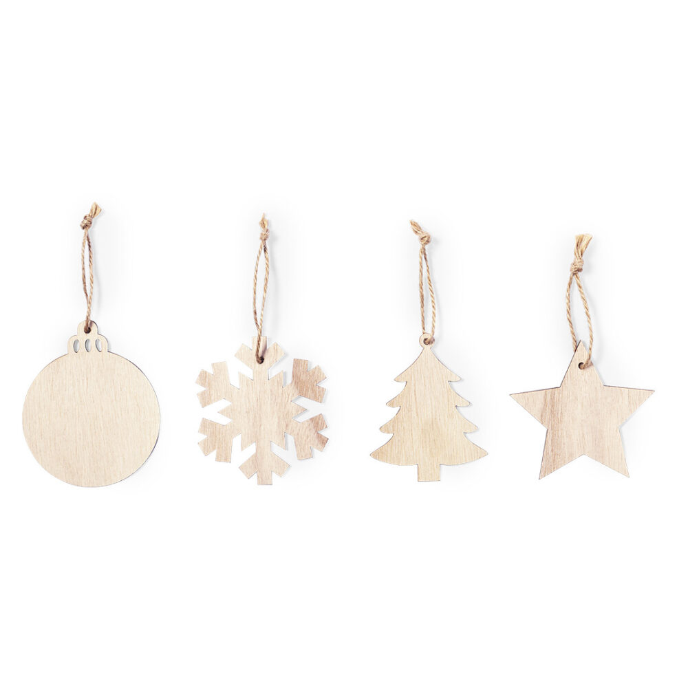 CHRISTMAS DECORATION WOODEN TREE / STAR / SNOW / BALL
