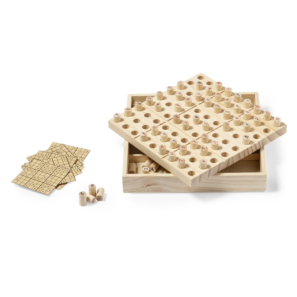 Alternative view of GAME SUDOKU MADE FROM WOOD