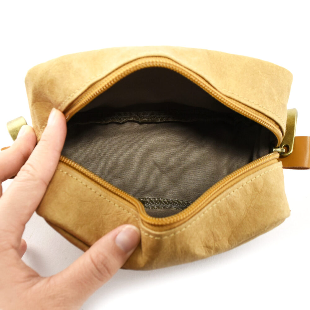 Alternative view of Gardiner Kraft Paper Cosmetic Bag