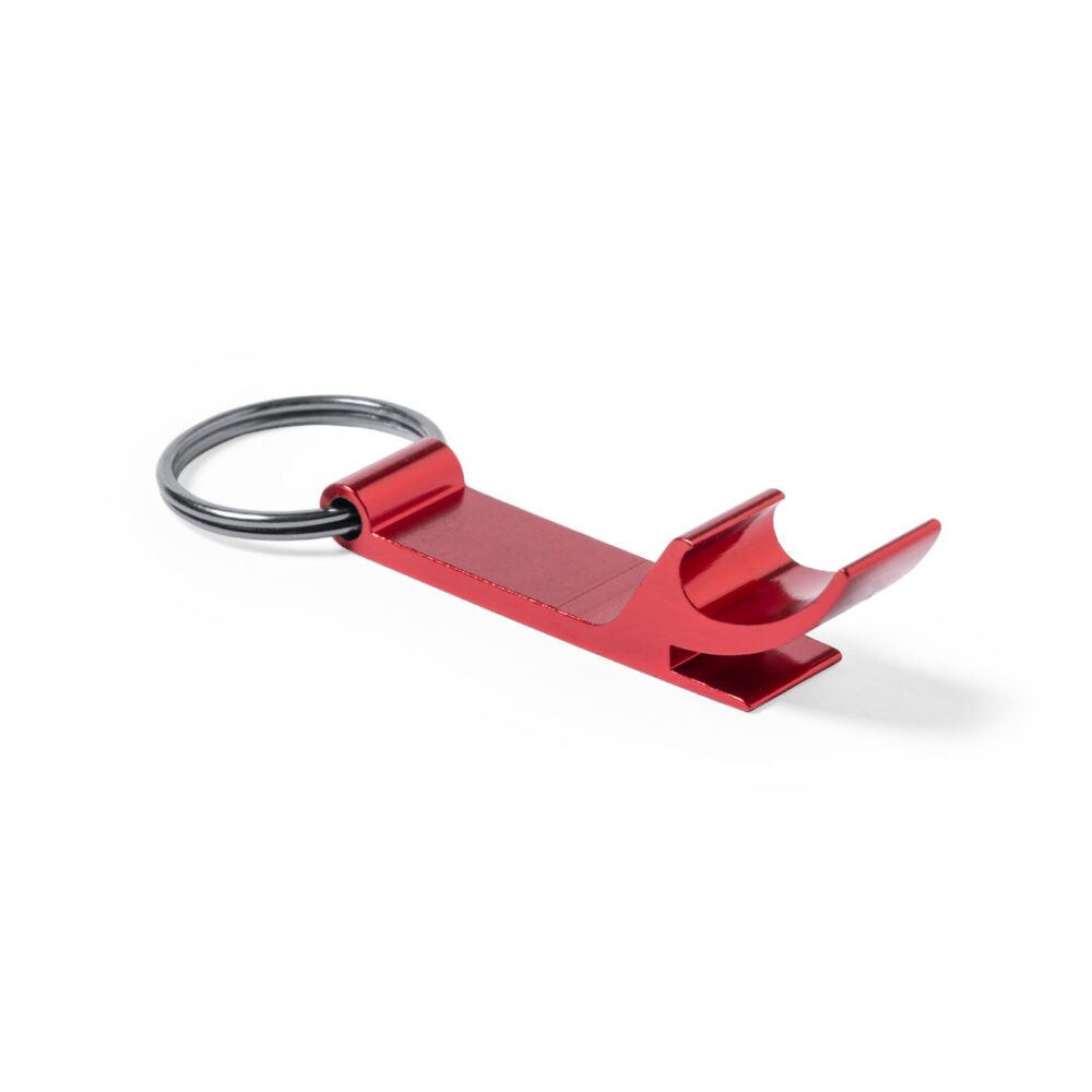 Alternative view of KEYRING BOTTLE OPENER MADE FROM RECYCLED ALUMINIUM ECO FRIENDLY