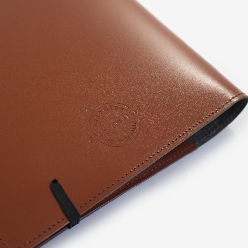 A5 AUS made Recycled Leather Journal with Indigenous Design - Image 6