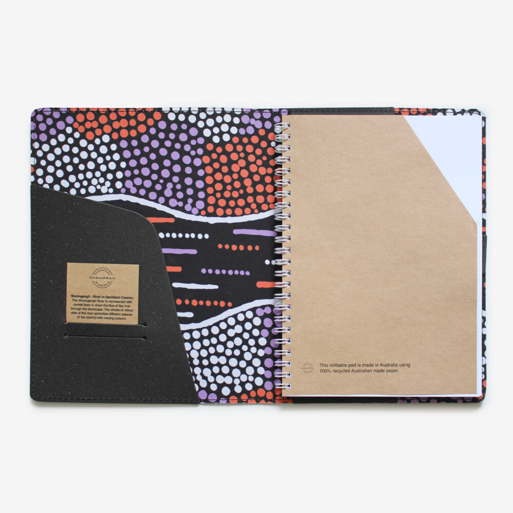 A5 Aus Made Recycled Leather Journal, Woologangii – Thomas Avery Collaboration