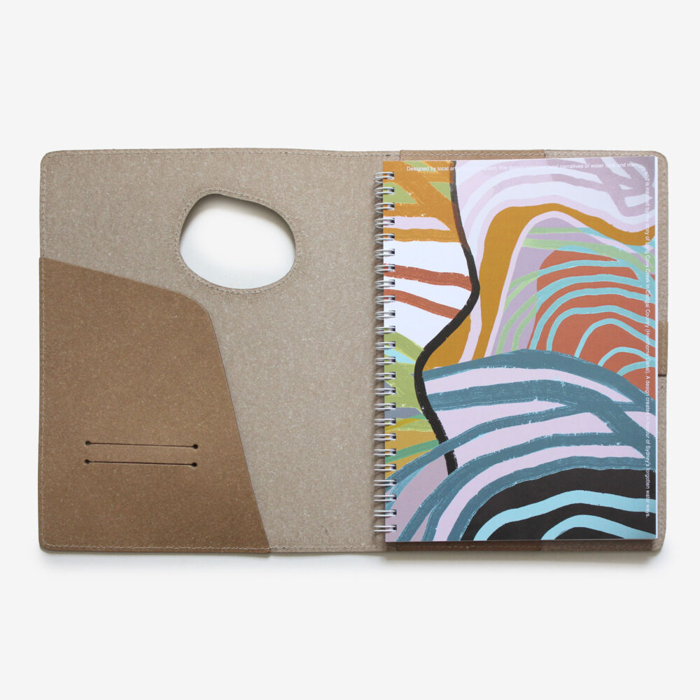 Alternative view of A5 Aus Made Recycled Leather Journal, Yarrin – Lucy Simpson Collaboration