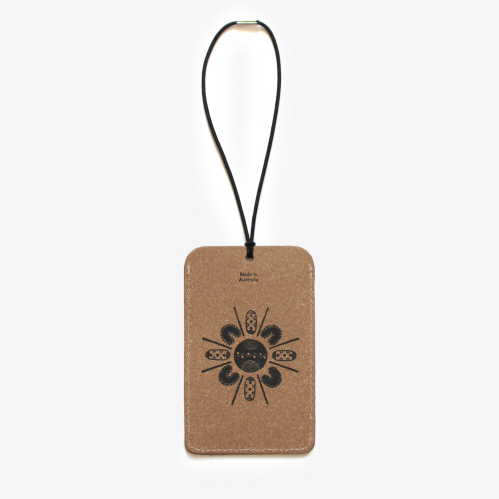 Aus Made Recycled Leather Luggage Tag, Meeting Place – Thomas Avery Collaboration
