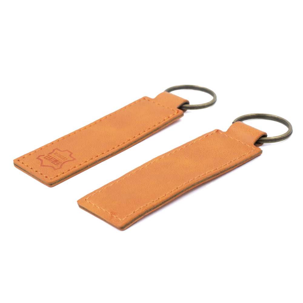 Alternative view of Amsterdam Recycled Leather Keyring