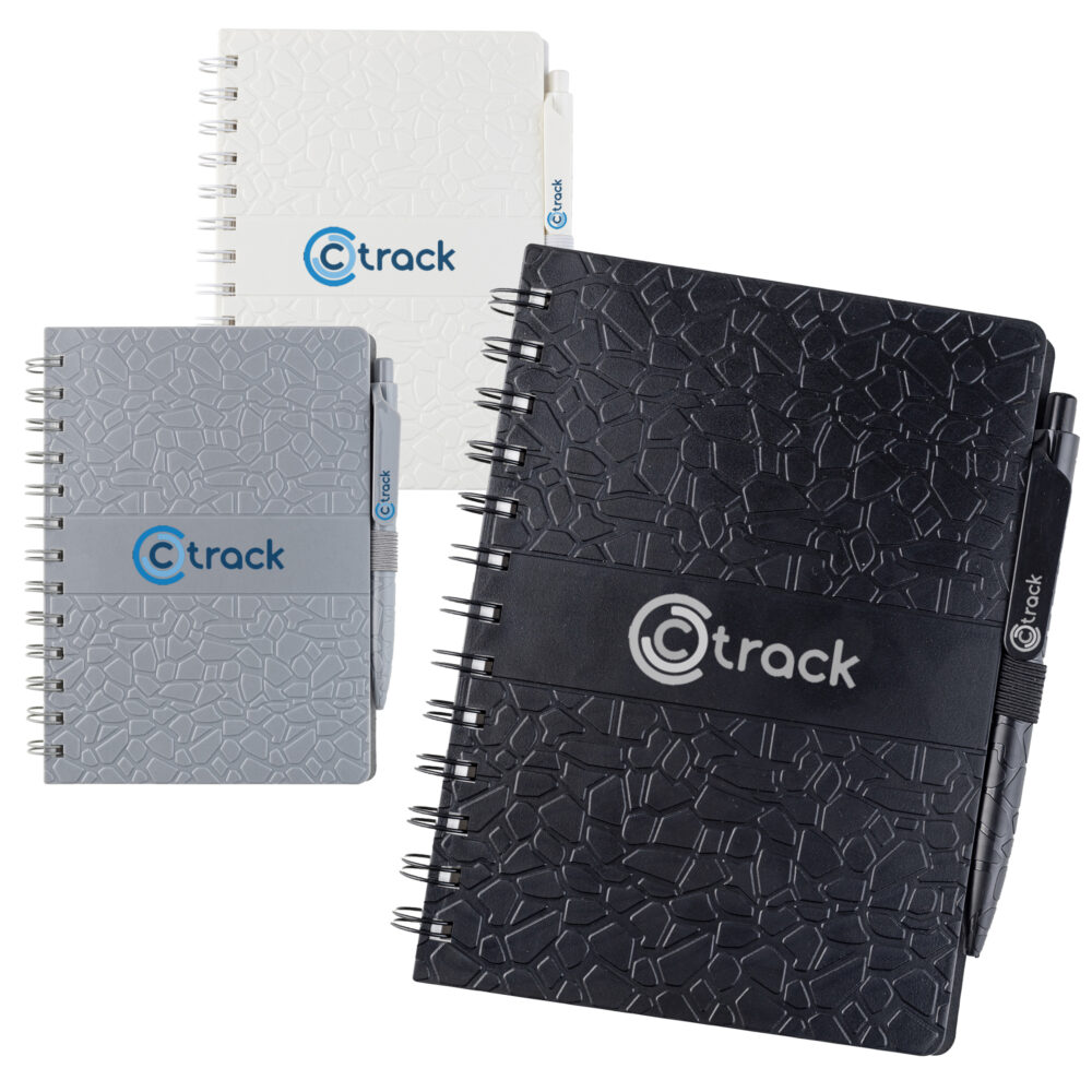 Alternative view of Stone PP Notebook & Pen set