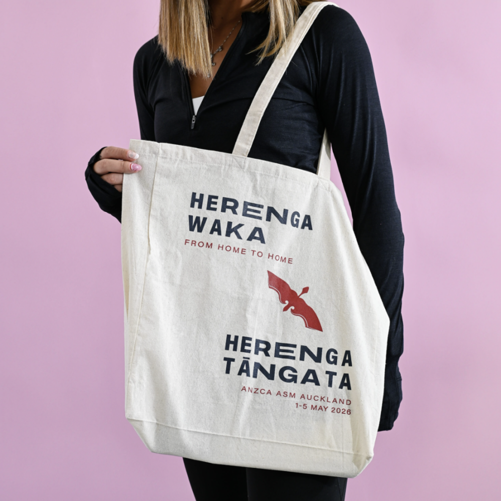Alternative view of Calico Tote Bag with Gusset
