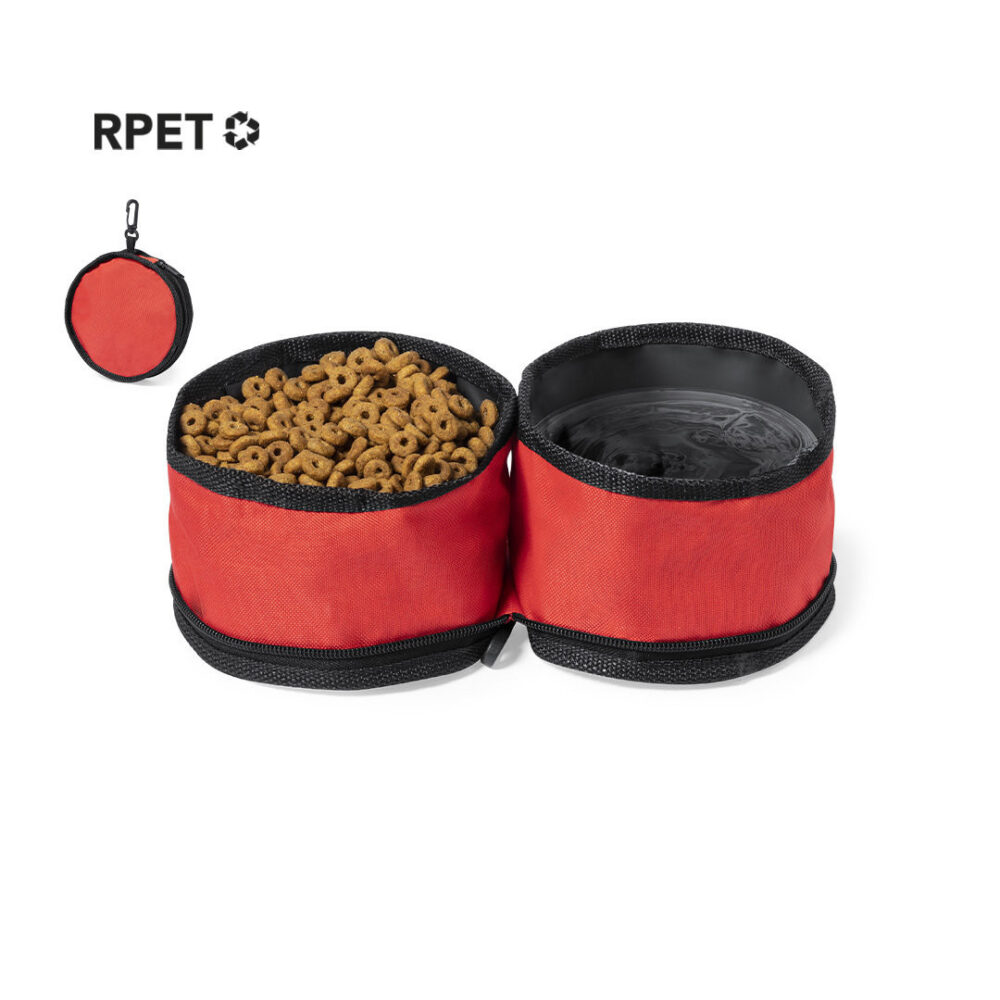 Portable Two Compartment pet bowl