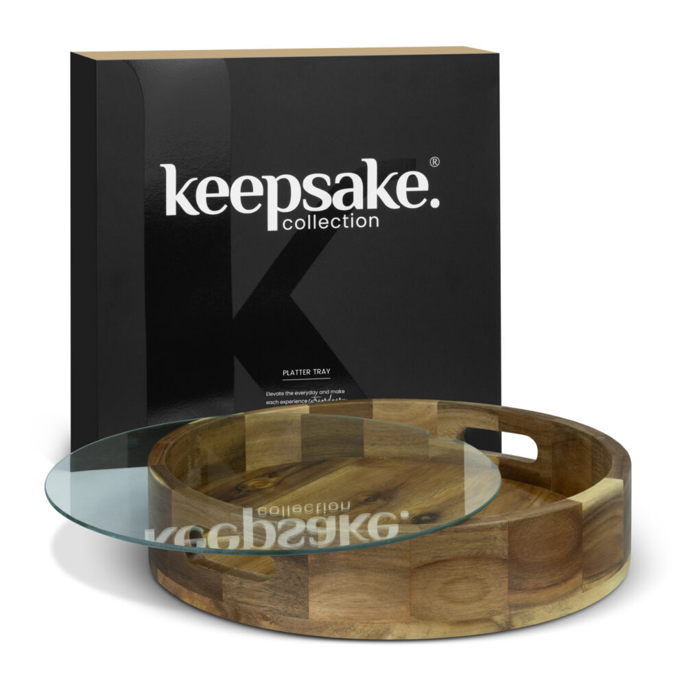 Keepsake Platter Tray (Acacia wood)