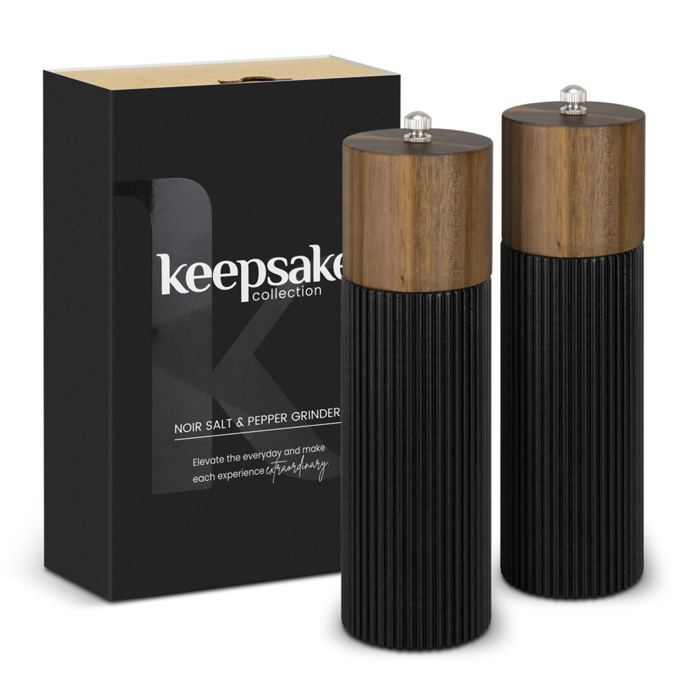 Alternative view of Keepsake Noir Salt and Pepper Grinders