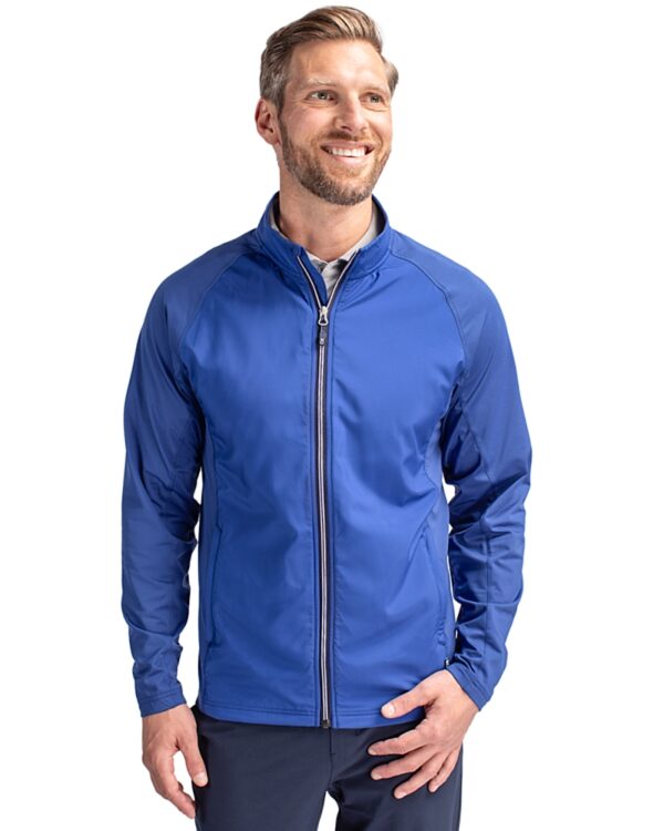 Cutter & Buck Adapt Eco Knit Hybrid Recycled Mens Full Zip Jacket - Image 3