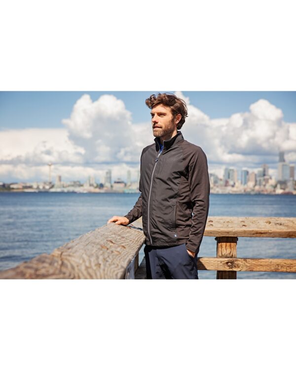 Cutter & Buck Adapt Eco Knit Hybrid Recycled Mens Full Zip Jacket - Image 2