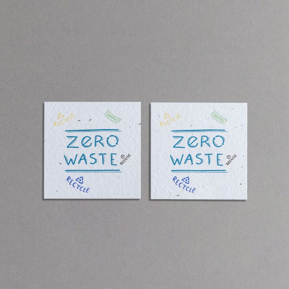 Alternative view of Seed Paper Circles and Squares