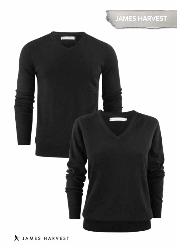 Ashland V-Neck Sweater (100% Organic Cotton) - Image 2