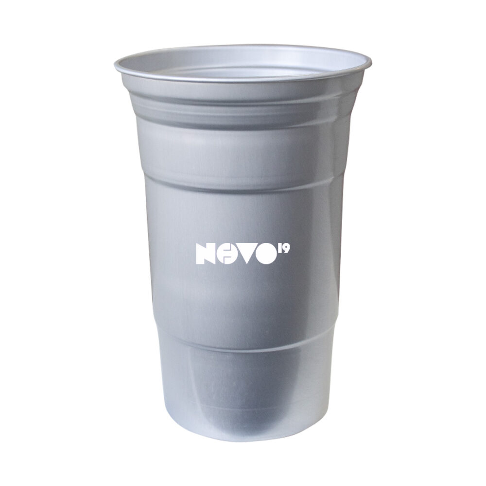 Alternative view of Recycled Aluminium 600ml Stadium Party Cup