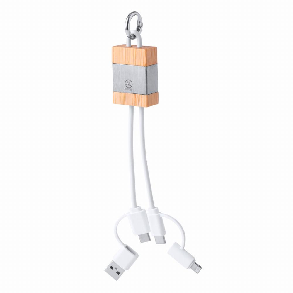 The Alsace Charging cable (made of bamboo and Recycled Aluminium) - Image 3