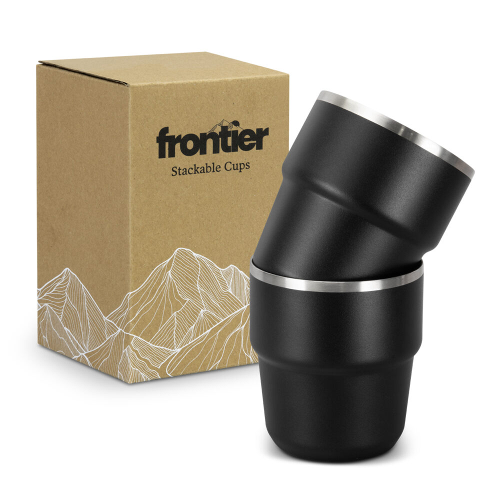 Alternative view of Frontier Stackable Cups - Set of 2