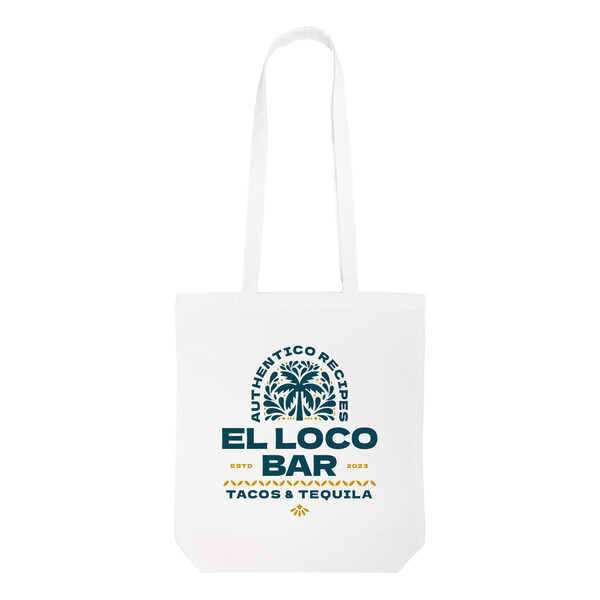 Alternative view of Coloured Cotton Long Handle Bag