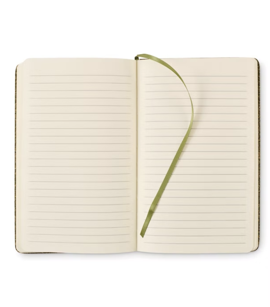 Alternative view of Chippewa Notebook (Tea Grounds and Cork)