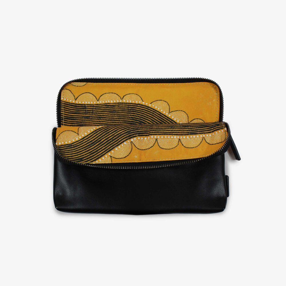 Alternative view of Birrarung Zip Pouch – Simone Thomson Collaboration