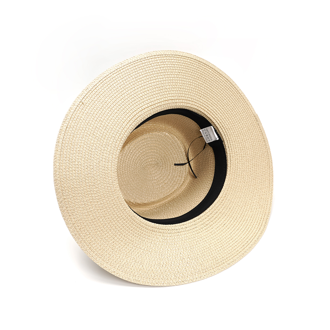 Bamboo Fiber Wide Brim Panama Straw Hat - Image 2