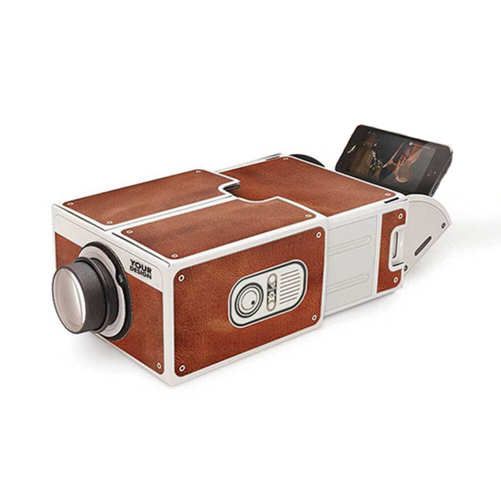 Alternative view of Cardboard Smart Phone Projector