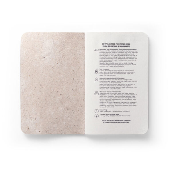 Organic Elephant Matter - A6 Notepad