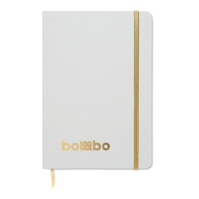 Route White Notebook (recycled cardboard)