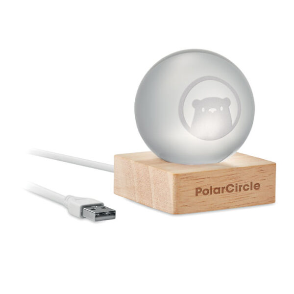 Glass ball light