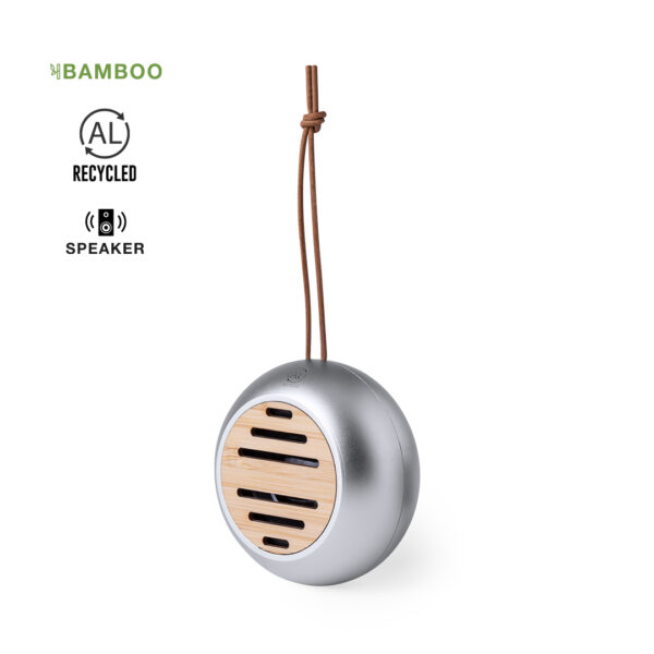 Hiwent Bluetooth speaker (recycled Alu & Bamboo)