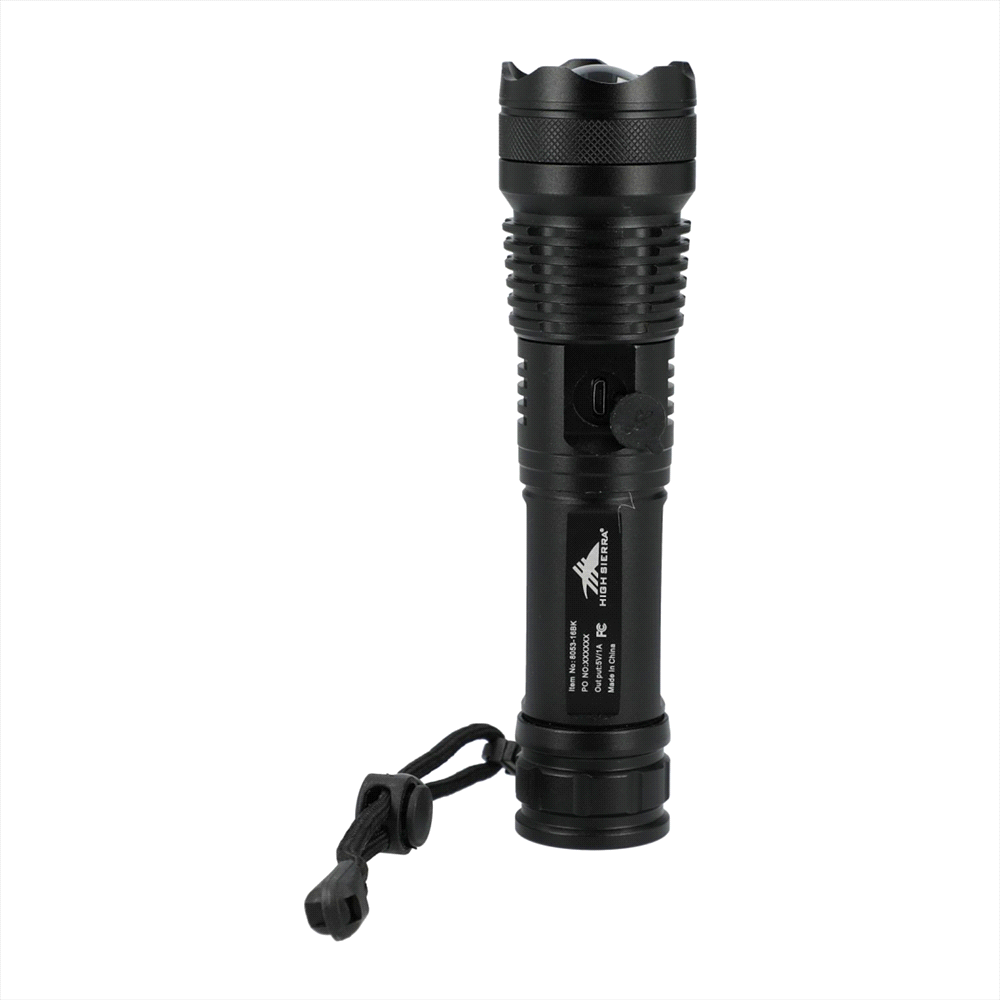 High Sierra Eco 200 Lumen LED Flashlight (recycled Alu)