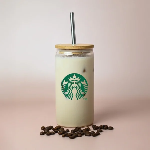 Carnaby 500ml Tumbler (Natural Bamboo and Borosilicate Glass)