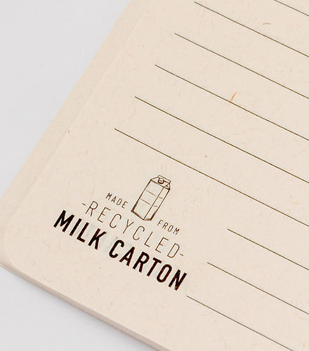 Alternative view of Agnila Notebook (Recycled milk cartons)