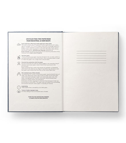 Alternative view of Coffee Pad - Rigid A5 Notepad (coffee husk waste)