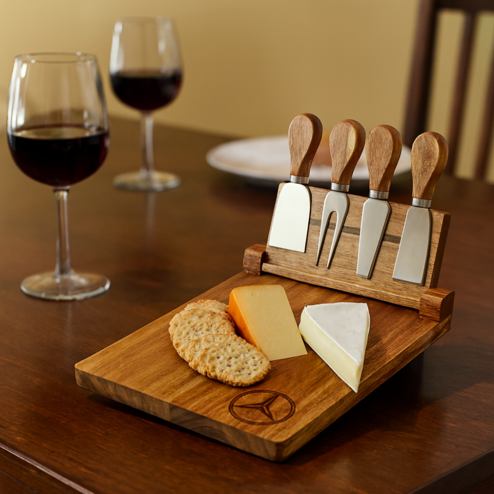 St. Andrews Magnetic Cheeseboard and Knife Set