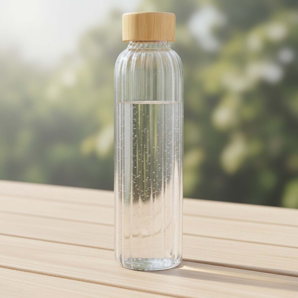 Alternative view of Whimsy Glass Drink Bottle