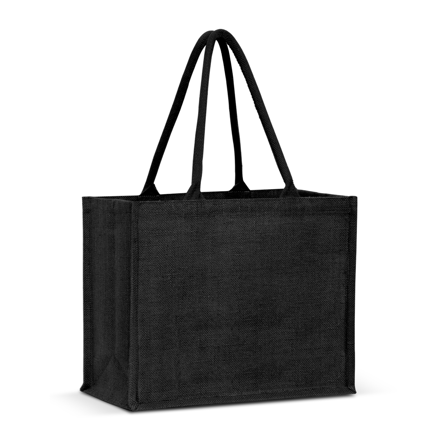 Toronto Jute Tote Bag - Image 3
