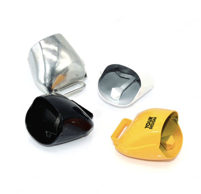 Alternative view of Metal Cowbell Noisemaker With Handle