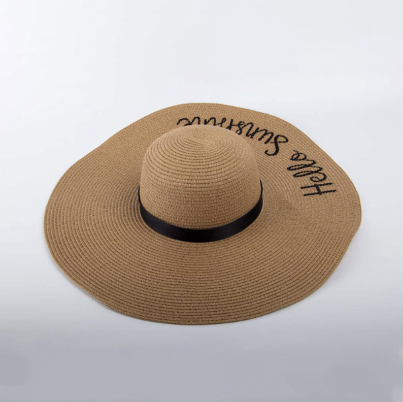 Wide Brim Straw Hat
