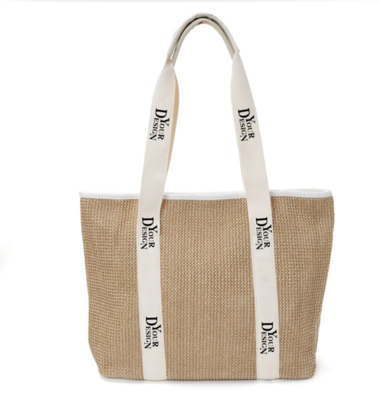 Straw Beach Bag