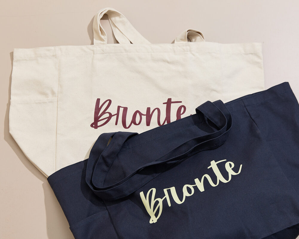 Alternative view of Bronte Canvas Tote Bag - Coloured & Oversized