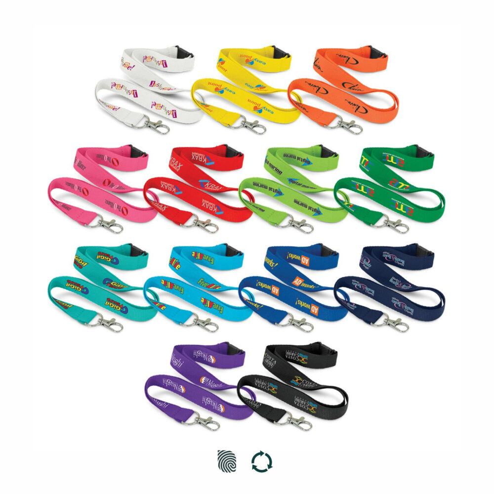 Alternative view of RPET Lanyard