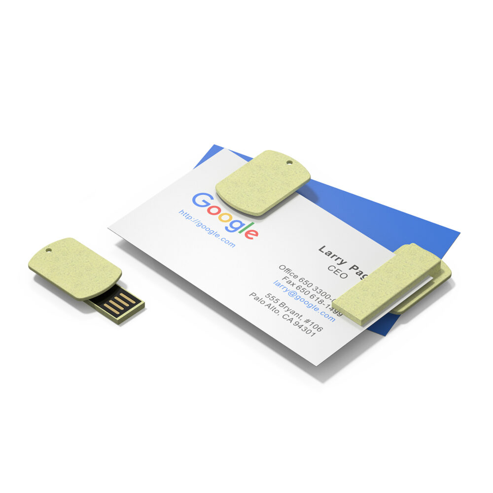 Block Natural Straw USB Flash Drive - Image 3